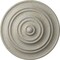 Ekena Millwork Classic Ceiling Medallion (Fits Canopies up to 4 1/8"), 13 1/4"OD x 1/2"P, Pot of Cream Crackle CM13CLPCC - alternate 1